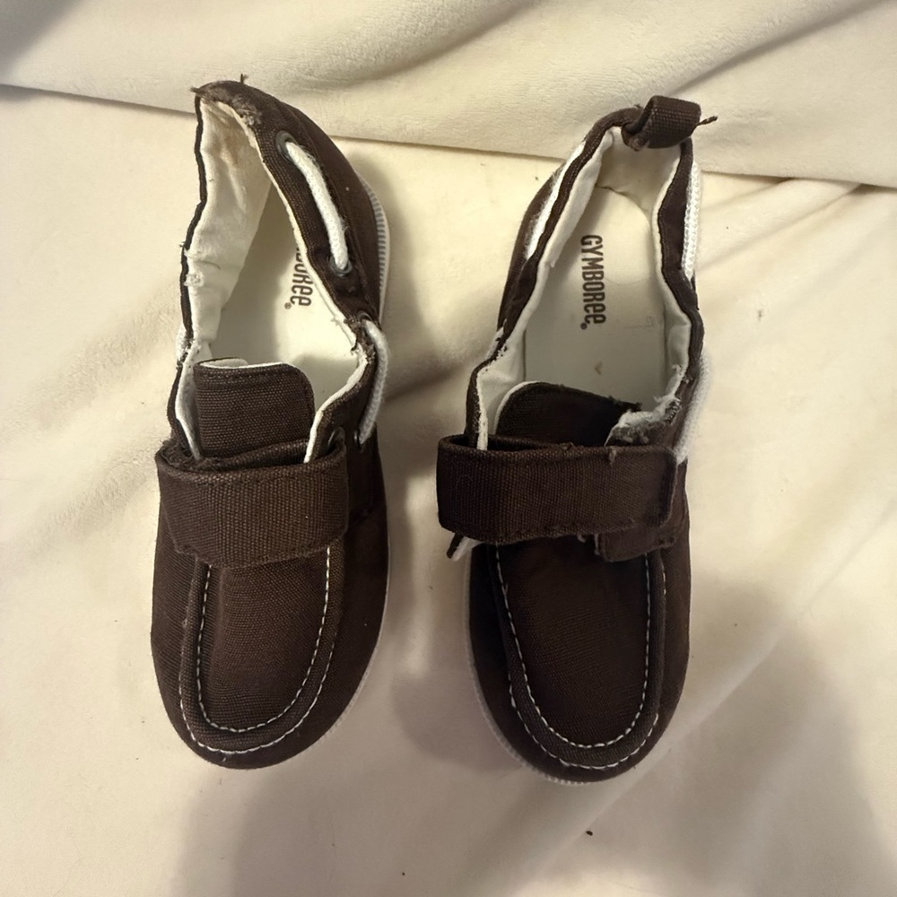 Brown kids Shoes with Velcro Straps
